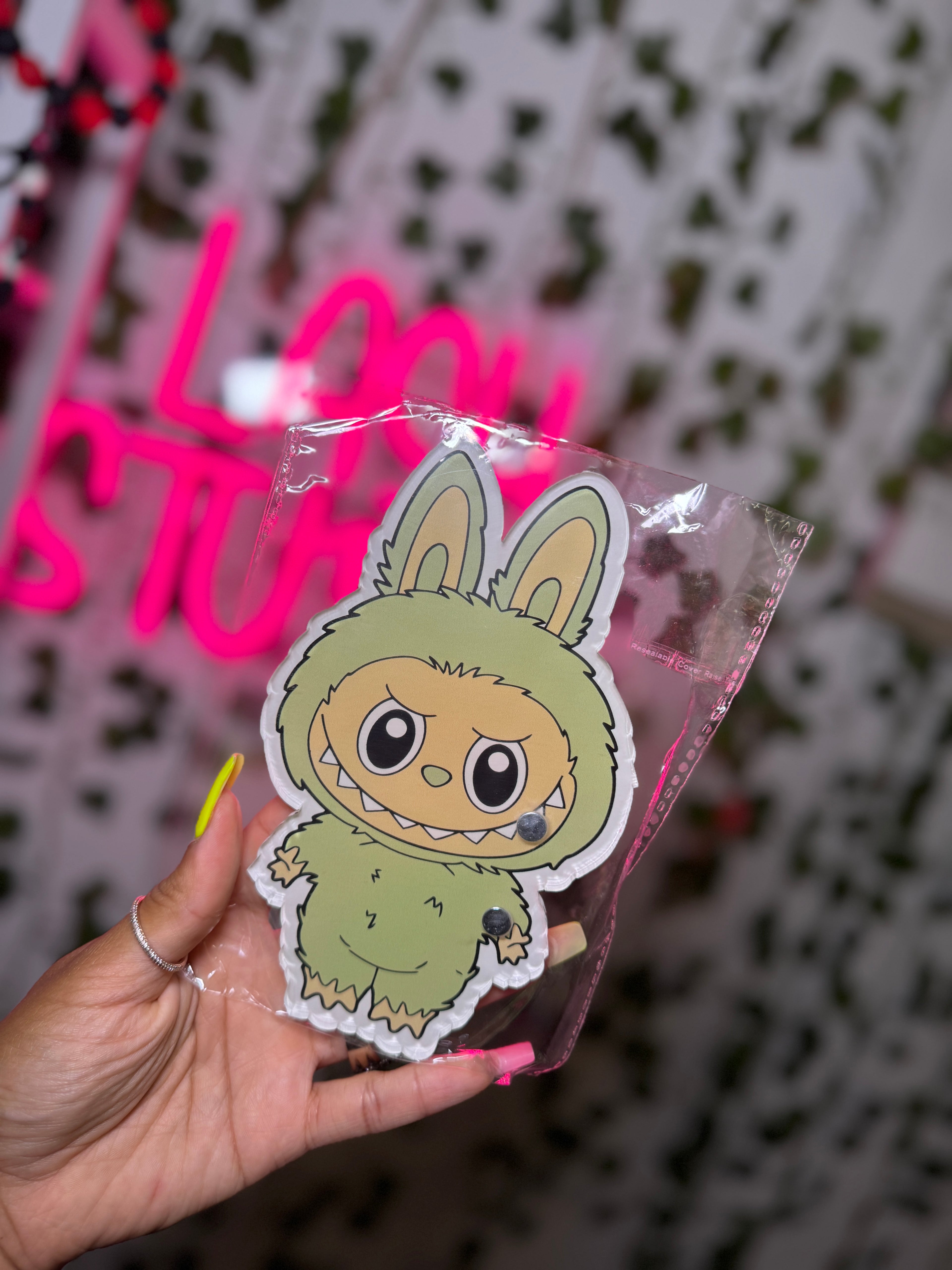 Light Green Labubu Tile