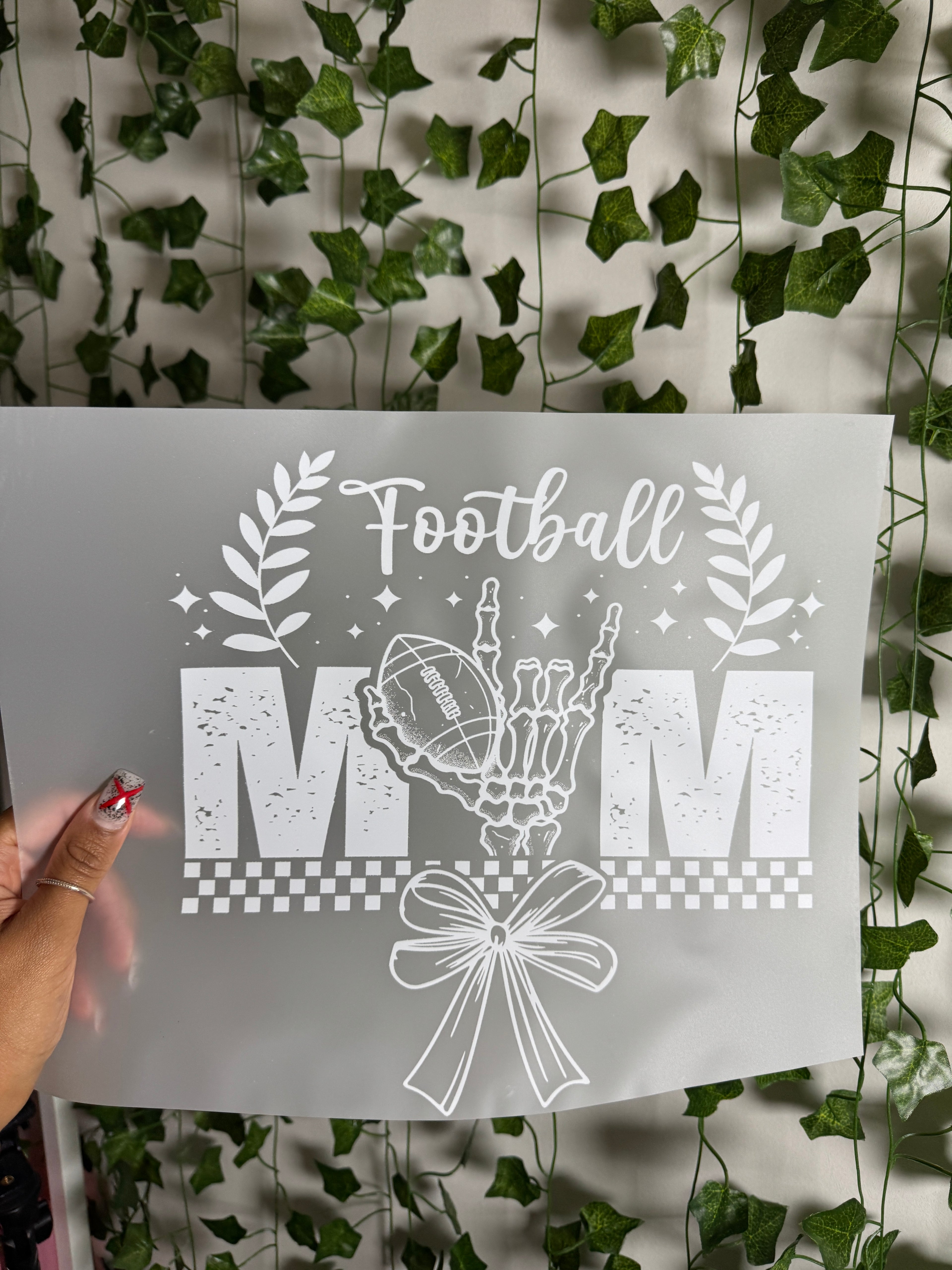 Football Mom White