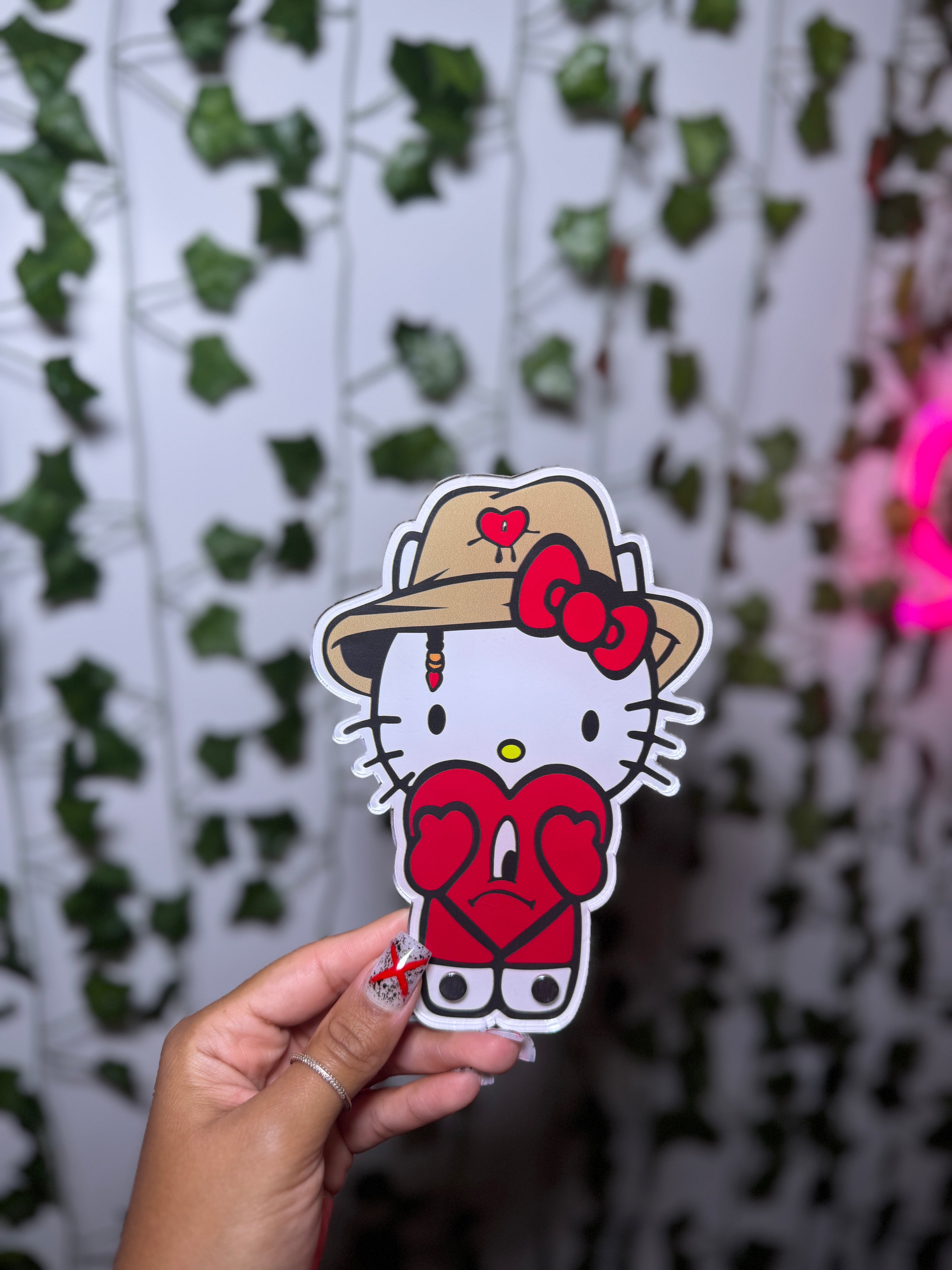 Hello Kitty Bad Bunny Red Heart